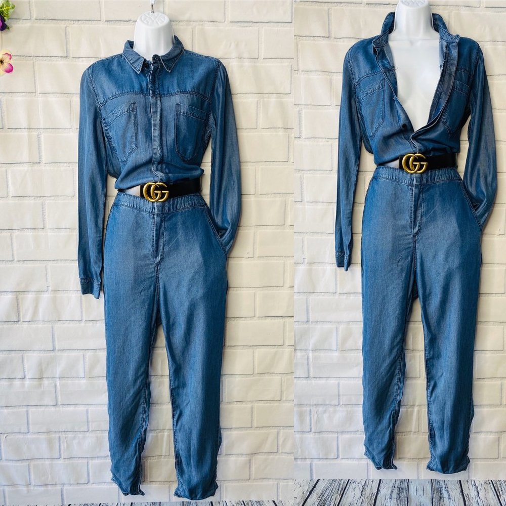 Conscious Denim Line Boiler Suit / Jumpsuit